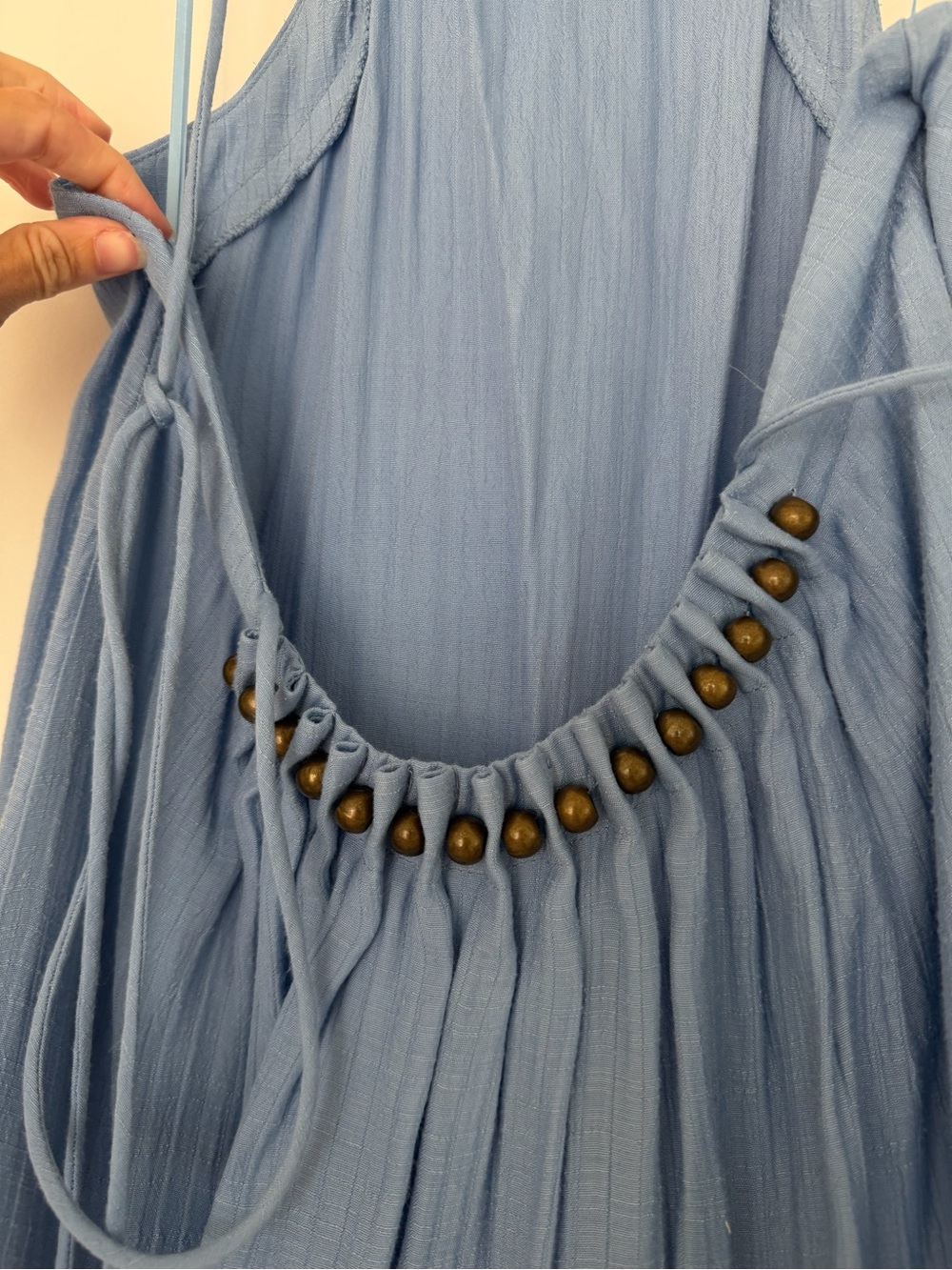 The Fifth Label Dusty Blue Ruffle-Hem Mini Dress - Picture 3 of 4